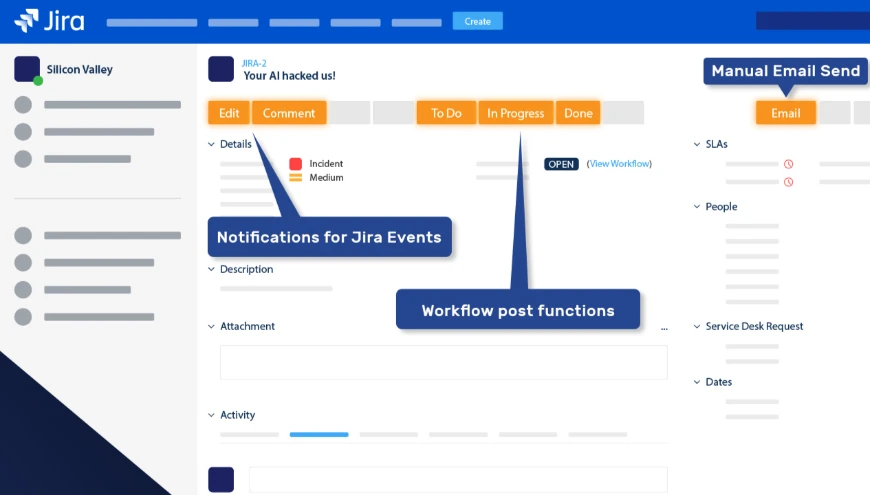 ویژگیهای کلیدی افزونه Email This Issue for Jira ویژگیهای کلیدی افزونه Email This Issue for Jira