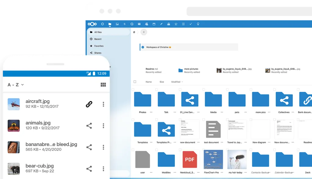 Nextcloud: پلتفرم ذخیره‌سازی ابری خصوصی
