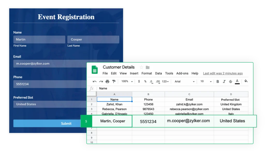 Google Sheets – همکاری در تحلیل داده‌ها