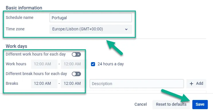 پشتیبانی از مناطق زمانی مختلف (Time Zone Support)